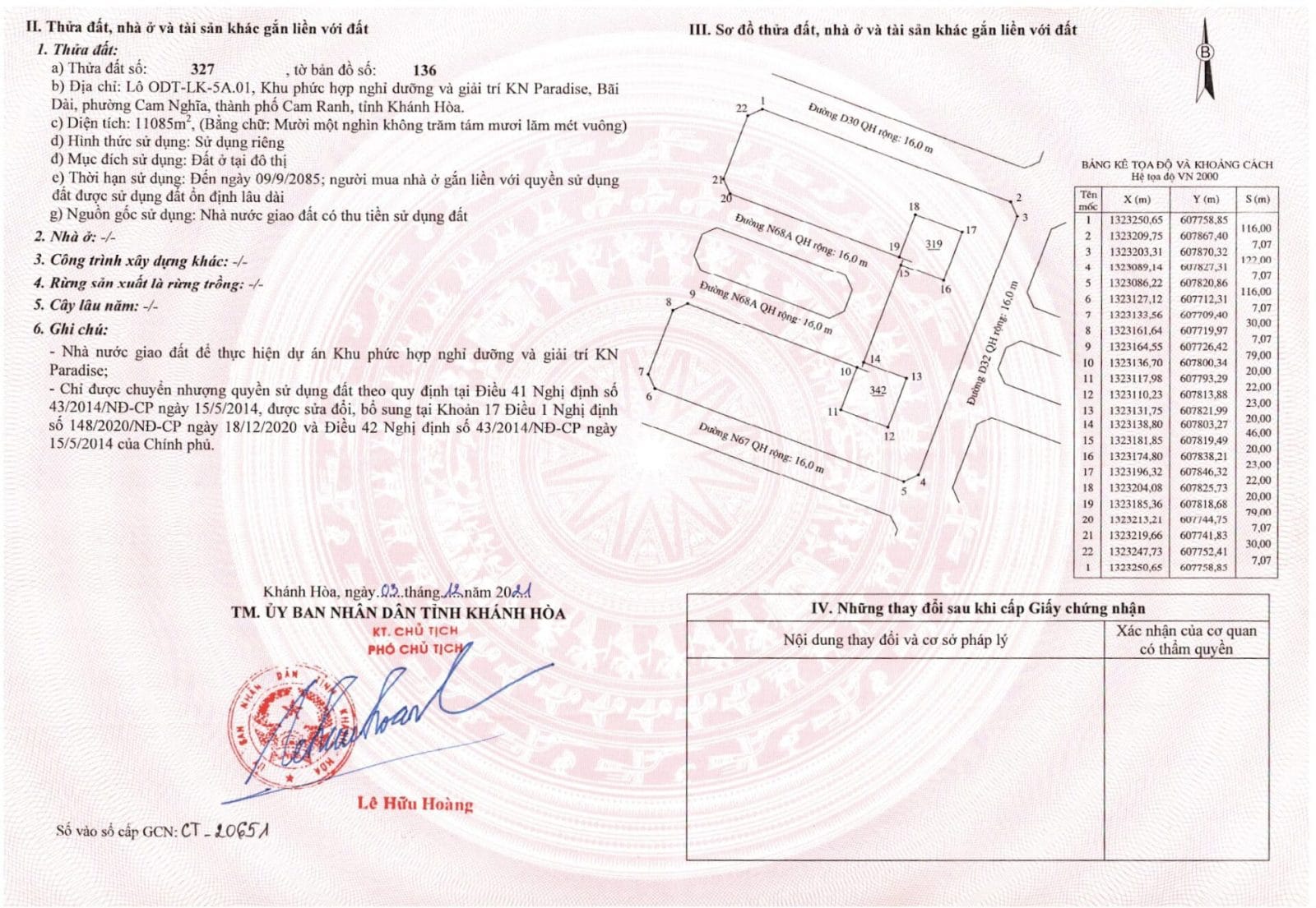 Pháp lý Caraworld Cam Ranh 